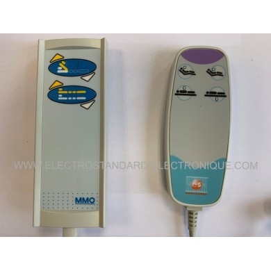 TELECOMMANDE DE LIT MMO Réf HB72X00XX+10600 HB7X218-00 4 TOUCHES PRODUIT COMPATIBLE ES-4019