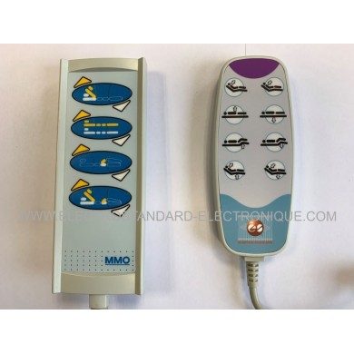 TELECOMMANDE DE LIT MMO Réf HB74X04XX+10600 HB7X216-00 8 TOUCHES PRODUIT COMPATIBLE ES-8013