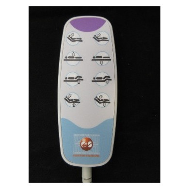 Télécommande MMO - 8 Touches - SANA - DIN 8 ETANCHE GRISE DROITE