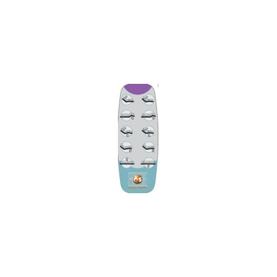 Télécommande MMO - 10 Touches - HB7X125-00 MMO22029 - DIN 8 ETANCHE GRISE DROITE